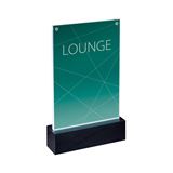 SIGEL luminous LED-Tischaufsteller DIN A5