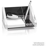 WEDO Schreibtisch-Organizer Acryl Exklusiv glasklar/schwarz Acryl 4