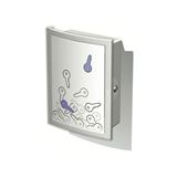 HAN INDEX Schlüsselkasten grau mit 63 Haken Zylinderschloss HAN INDEX Schlüsselkasten grau mit 63 Haken Zylinderschloss