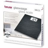 beurer Personenwaage GS 203 Slate schwarz f&uuml;r max. 150,0 kg