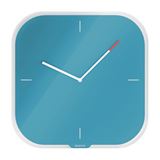 LEITZ Wanduhr Cosy blau Sicherheitsglas 30,0 x 30,0 cm