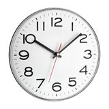 TFA&reg; Wanduhr 60.3017 wei&szlig; silber Kunststoff 4,0 x 28,0 cm