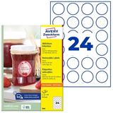 AVERY Zweckform 240 Etiketten 5080 wei&szlig; 40,0 x 40,0 mm