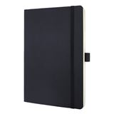 SIGEL Notizbuch Conceptum&reg; ca. DIN A5 kariert, schwarz Softcover