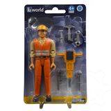 Bruder - bworld Bauarbeiter mit Zubeh&ouml;r