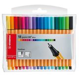 STABILO Point 88 Mini Fineliner farbsortiert 0,4 mm, 18 St.