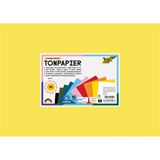 folia Tonpapier farbsortiert 130 g/qm 50 Blatt