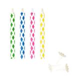 PAPSTAR 10 Geburtstagskerzen Magisch mehrfarbig