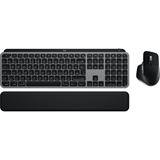 Logitech MX Keys S Combo Deutsch USB und Bluetooth schwarz/grau