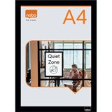 nobo 2 Magnetrahmen selbstklebend schwarz A4