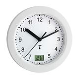 TFA Funkwanduhr 60.3501 wei&szlig; silber Aluminium, &Oslash; 17,0 cm