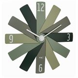 TFA Wanduhr 60.3020 CLOCK IN THE BOX grau Kunststoff 400,0 x 37,0 mm