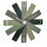 TFA Wanduhr 60.3020 CLOCK IN THE BOX gr&uuml;n Kunststoff 400,0 x