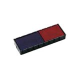 COLOP 2 Ersatzstempelkissen E/12/2 blau/rot 5,5 x 0,8 cm
