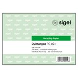 SIGEL Quittung, MwSt. separat ausgewiesen Formularbuch RC021