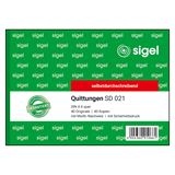 SIGEL Quittung, MwSt. separat ausgewiesen Formularbuch SD021