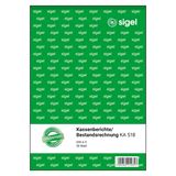 SIGEL Kassenbericht/Bestandsrechnung Formularbuch KA518