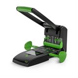 novus Registraturlocher B2200 RE+NEW schwarz/gr&uuml;n