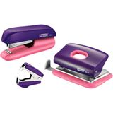 Rapid Locher und Heftger&auml;te Set Mini lila/rosa