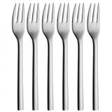 WMF 6 Kuchengabeln Nuova silber poliert