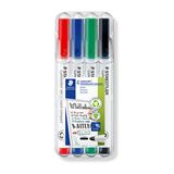 STAEDTLER compact Whiteboard-Marker farbsortiert 1,0 - 2,0 mm, 4 St. STAEDTLER compact Whiteboard-Marker farbsortiert 1,0 - 2,0 mm, 4 St.