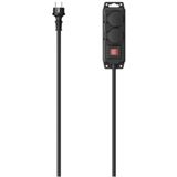 (&euro;7,10*/1m) 2.00m Hama Steckdosenleiste mit Schalter Schwarz 2