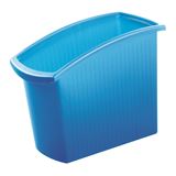 HAN MONDO Papierkorb 18,0 l blau, transluzent