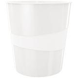 LEITZ WOW Duo Colour Papierkorb 15,0 l wei&szlig;