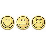 magnetoplan Moderationskarten gelb &Oslash; 10,0 cm