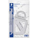 STAEDTLER Lineal-Set 569 PB transparent