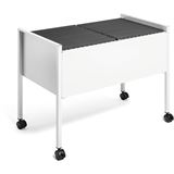 DURABLE H&auml;ngemappenwagen Quer-Registratur grau f&uuml;r bis zu