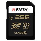 256GB Emtec SD UHS-I U3 V30 SpeedIN Pro