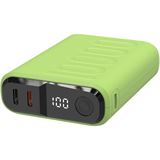 10.000 mAh Realpower PB-10000C PD+,3xType-C,hellgr&uuml;n Bulk
