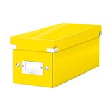 LEITZ CD-/DVD-Box Click & Store gelb, 1 St.