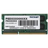 4GB (1x 4GB) Patriot Memory DDR3 SODIMM Speichermodul 1333 MHz