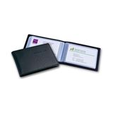 SIGEL Visitenkartenm&auml;ppchen schwarz, f&uuml;r bis zu 40