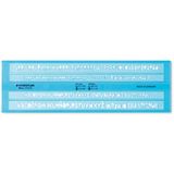 STAEDTLER Schriftschablone Mars® 572 FL blau