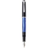 Pelikan Classic M 205 Kolbenf&uuml;ller blau-marmoriert F (fein)