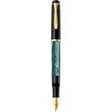 Pelikan Classic M200 Kolbenf&uuml;ller gr&uuml;n-marmoriert/gold F