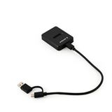 Gembird DD-U3M2 Speicherlaufwerk-Docking-Station USB 3.2 Gen 1 (3.1