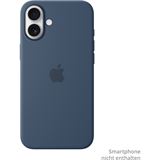 APPLE 16 PLUS SILICONE CASE WITH MAGSAFE - DENIM