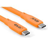 (EUR 8,95* / 1 m) 2.00m Club 3D USB2.0 Anschlusskabel PD USB C Stecker auf USB C Stecker Orange 240 Watt (EUR 8,95* / 1 m) 2.00m Club 3D USB2.0 Anschlusskabel PD USB C Stecker auf USB C Stecker Orange 240 Watt