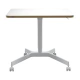 LEITZ Ergo h&ouml;henverstellbarer Schreibtisch wei&szlig;