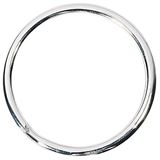 WEDO Schl&uuml;sselring silber, 100 St. 35mm