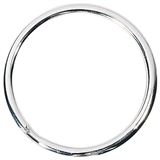 WEDO Schl&uuml;sselring silber, 100 St.