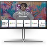 31,5" (80,01cm) AOC U32U3CV schwarz/silber 3840x2160