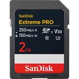 2TB SanDisk Extreme PRO SDXC 250MB/s UHS-I
