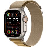 Apple Watch Ultra 2 Titanium Cellular 49mm Natur (Alpine Loop mandel) Large