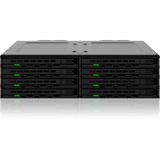 IcyDock 8x2.5" SATA/SAS in 1x5.25"m bay mobile rack