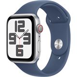 APPLE WATCH SE CELL 44MM SILVER W. DENIM SPORT BAND S/M